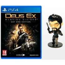 Deus Ex Mankind Divided - Day 1 Edition с фигуркой Adam Jensen [PS4]
